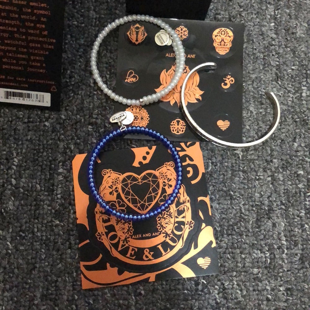 Alex and ani evil eye cuff set - Picture 6 of 8